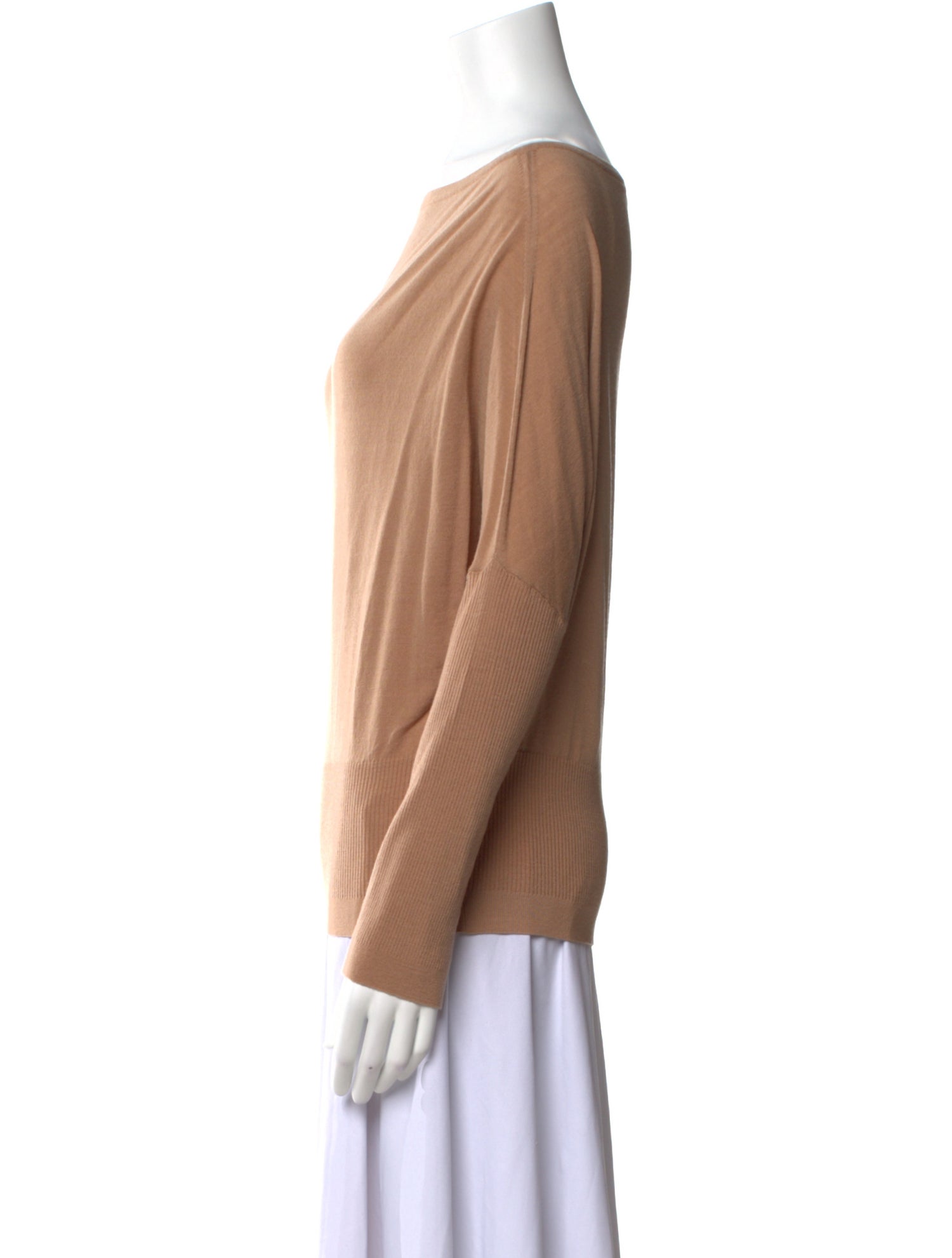 Simkhai Wool Bateau Neckline Sweatshirt