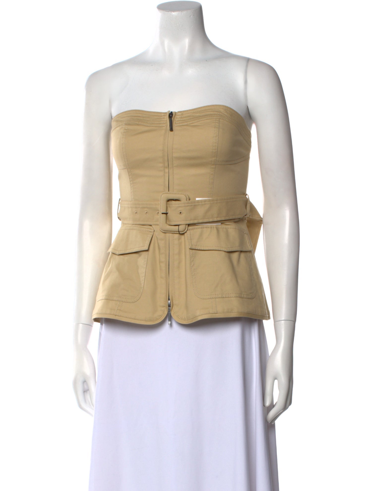 Simkhai Strapless Crop Top w/ Tags