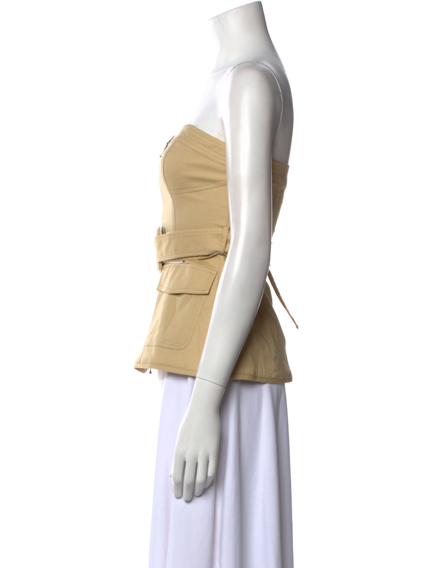 Simkhai Strapless Crop Top w/ Tags