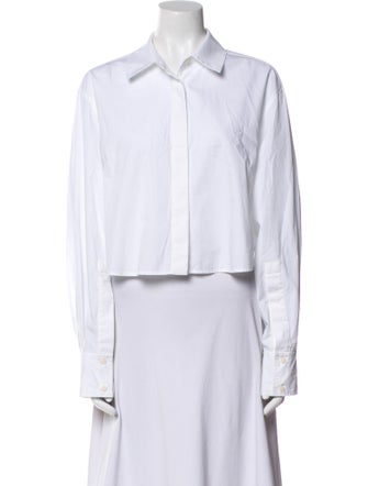 Simkhai Long Sleeve Crop Top