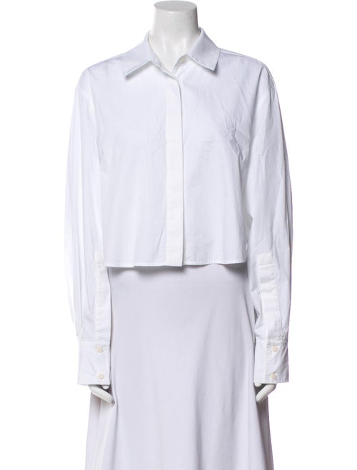 Simkhai Long Sleeve Crop Top