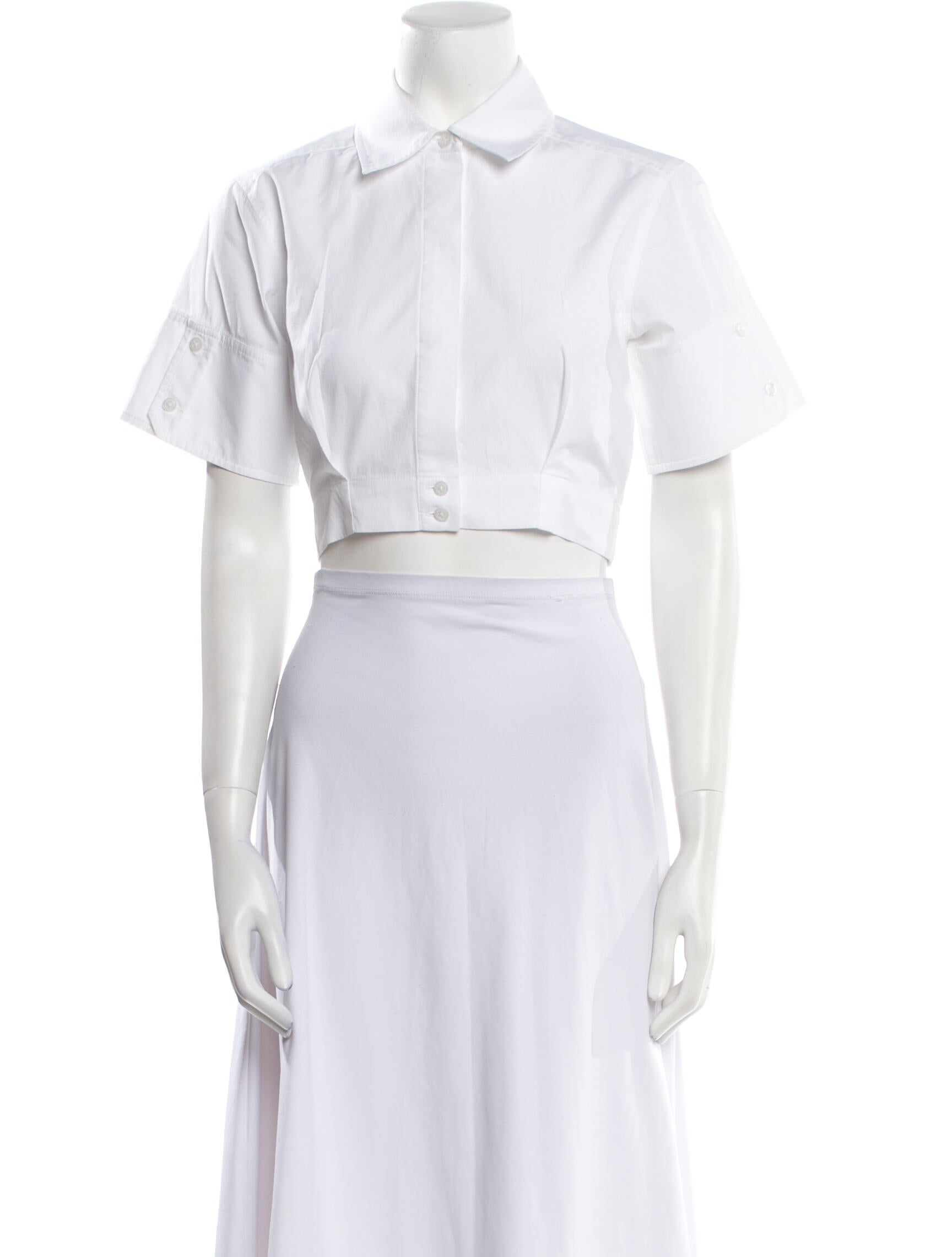 Simkhai Short Sleeve Crop Top