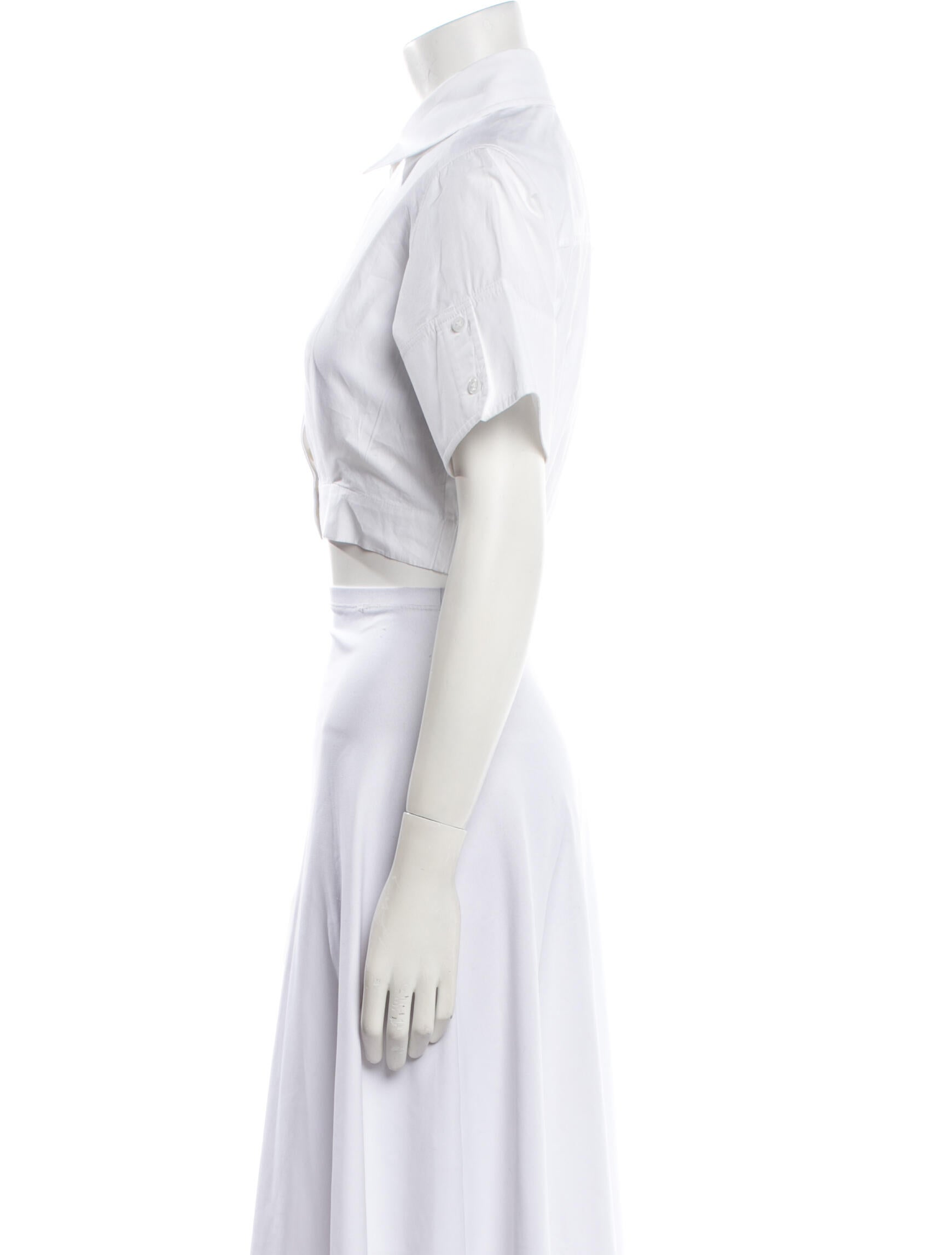 Simkhai Short Sleeve Crop Top