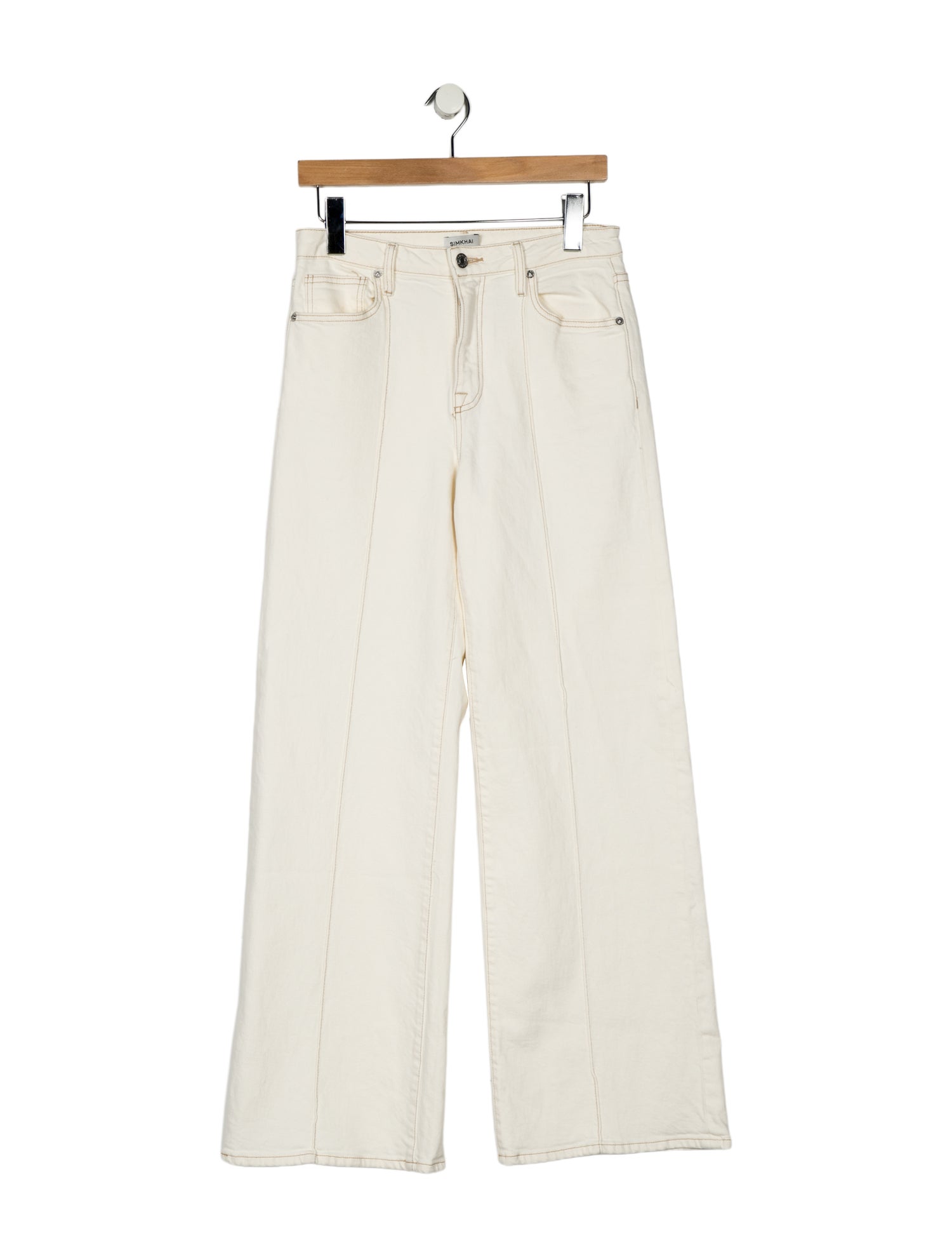 Simkhai High-Rise Wide Leg Jeans