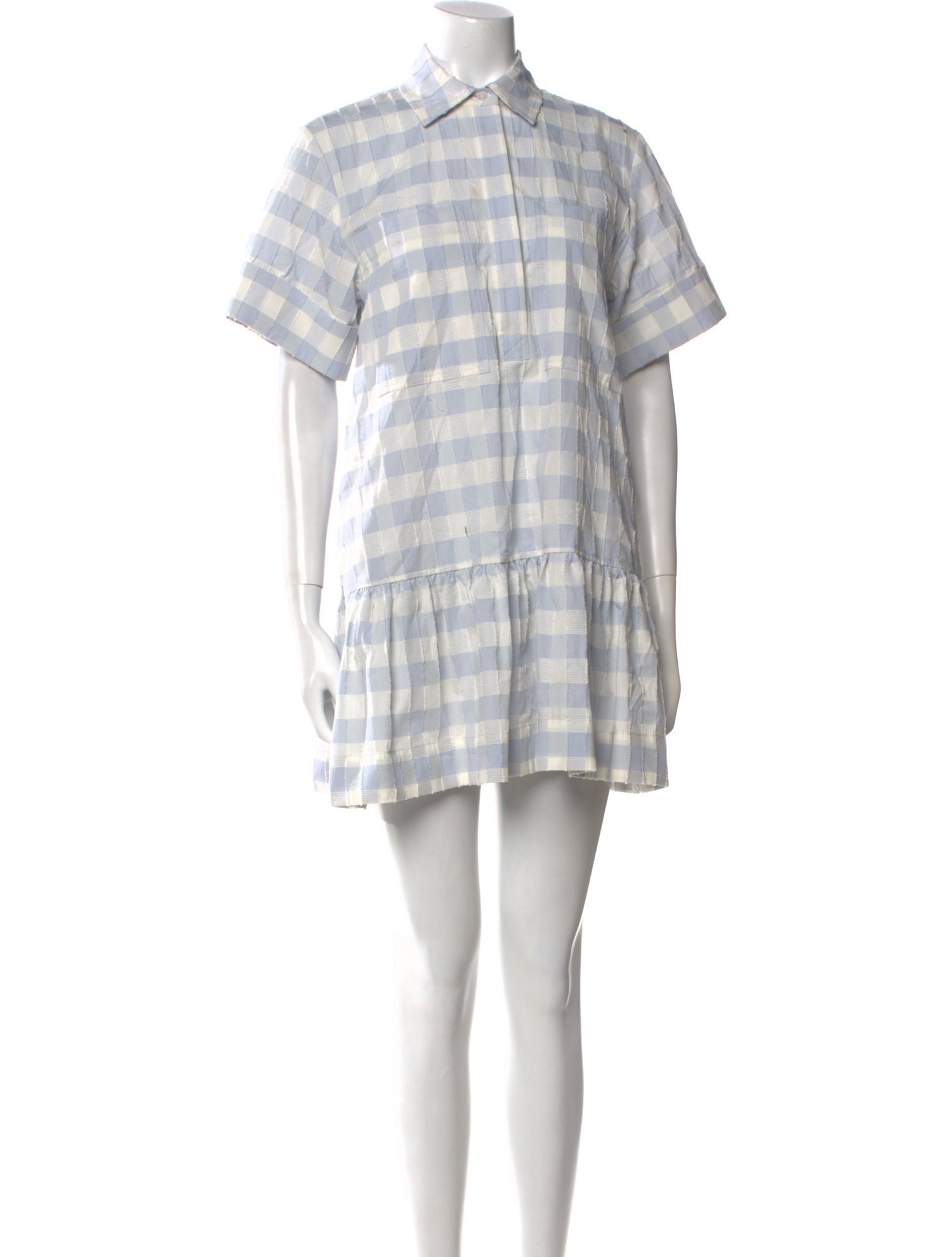 Simkhai Plaid Print Mini Dress