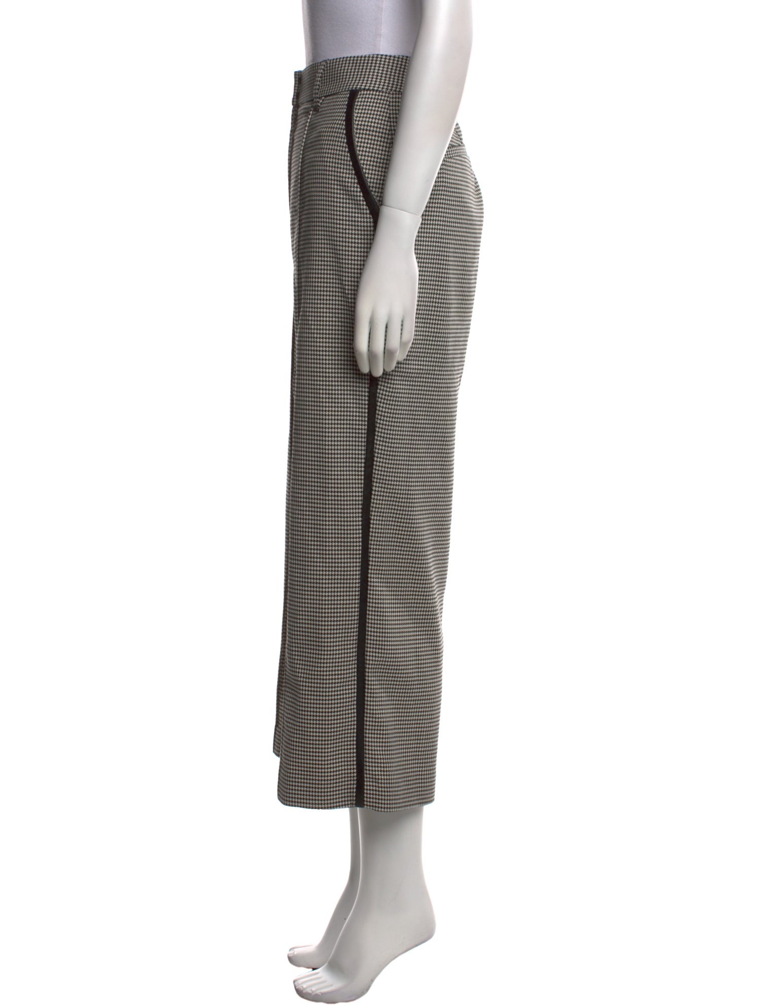 Simkhai Plaid Print Wide Leg Pants