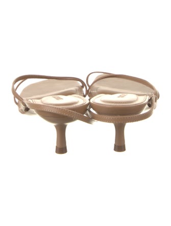 Simkhai Leather Slingback Sandals