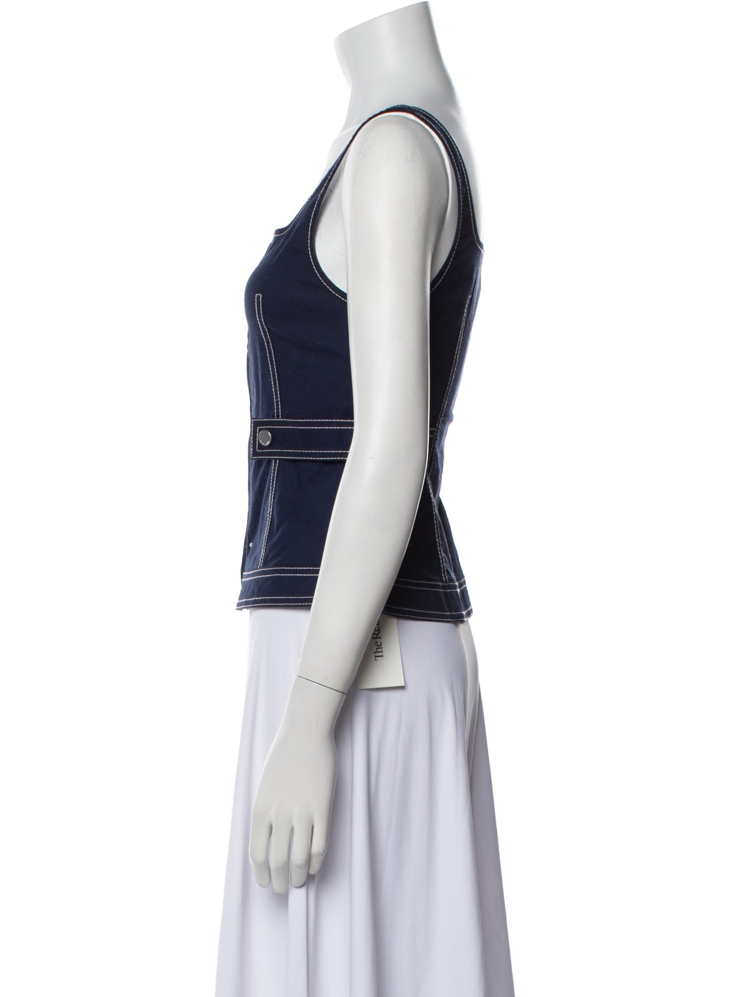 Simkhai Square Neckline Sleeveless Crop Top