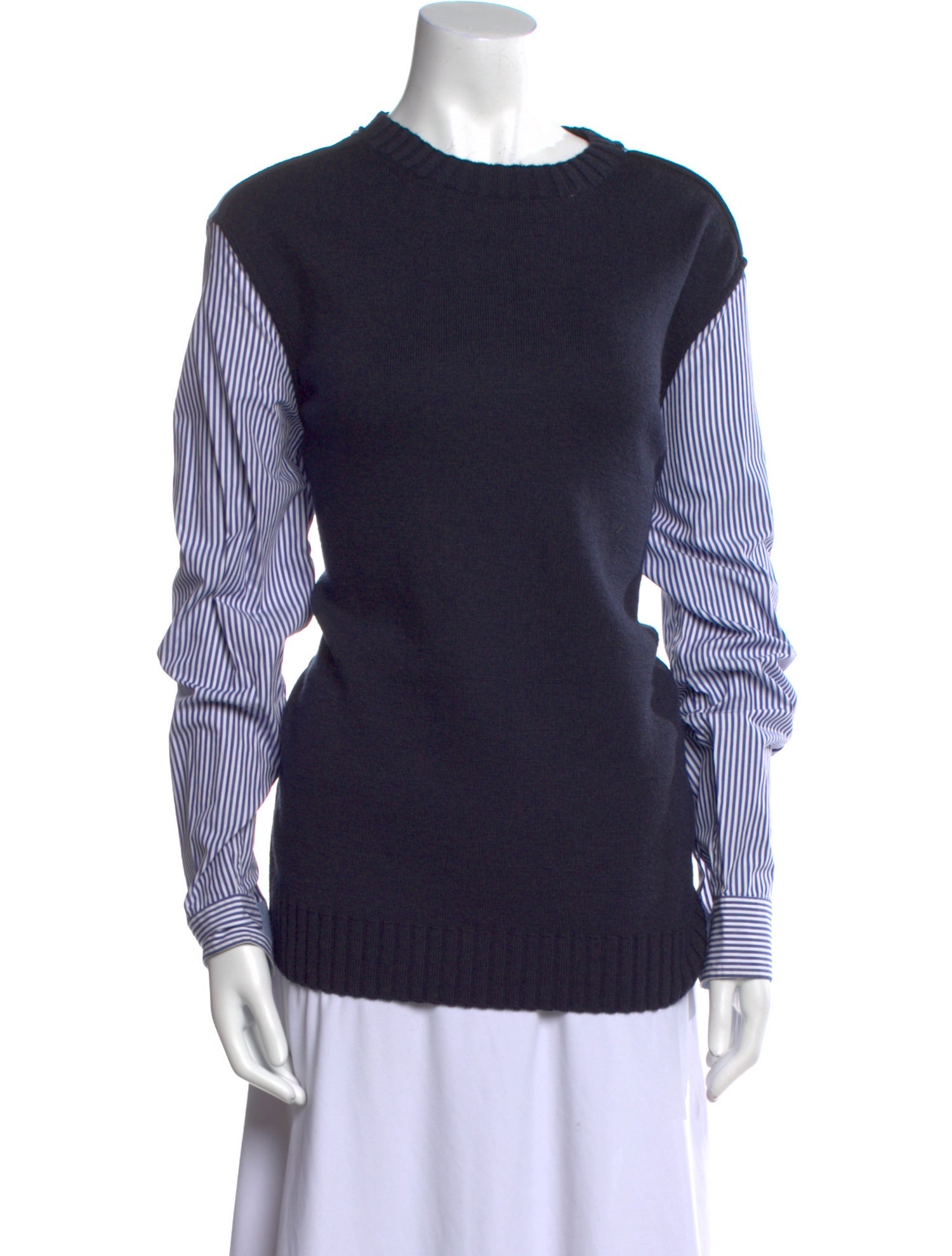 Simkhai Colorblock Pattern Crew Neck Sweatshirt