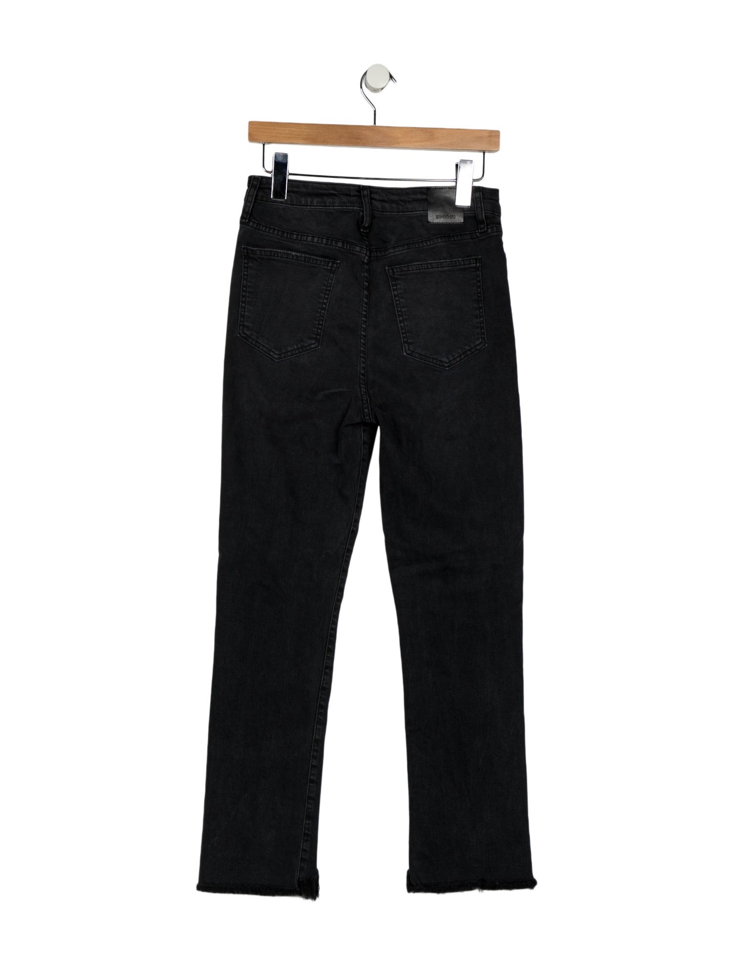 Simkhai High-Rise Straight Leg Jeans