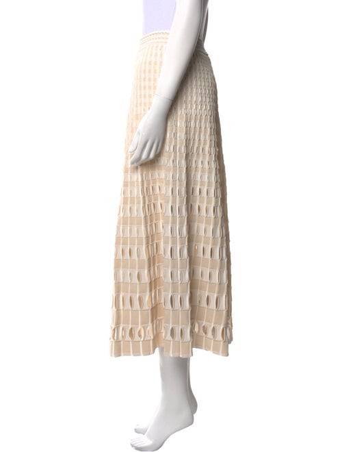 Simkhai Striped Midi Length Skirt