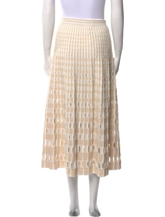 Simkhai Striped Midi Length Skirt