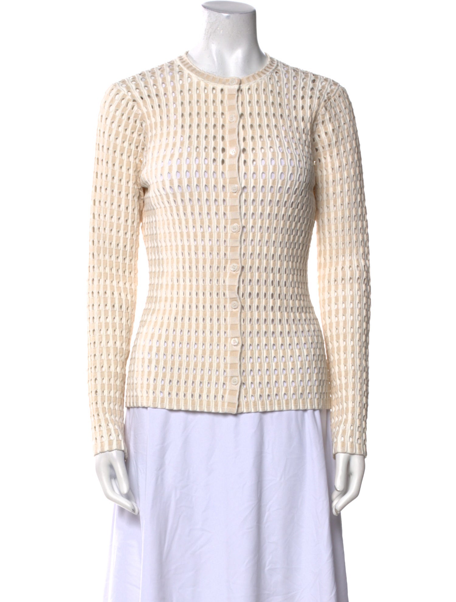 Simkhai Striped Crew Neck Top