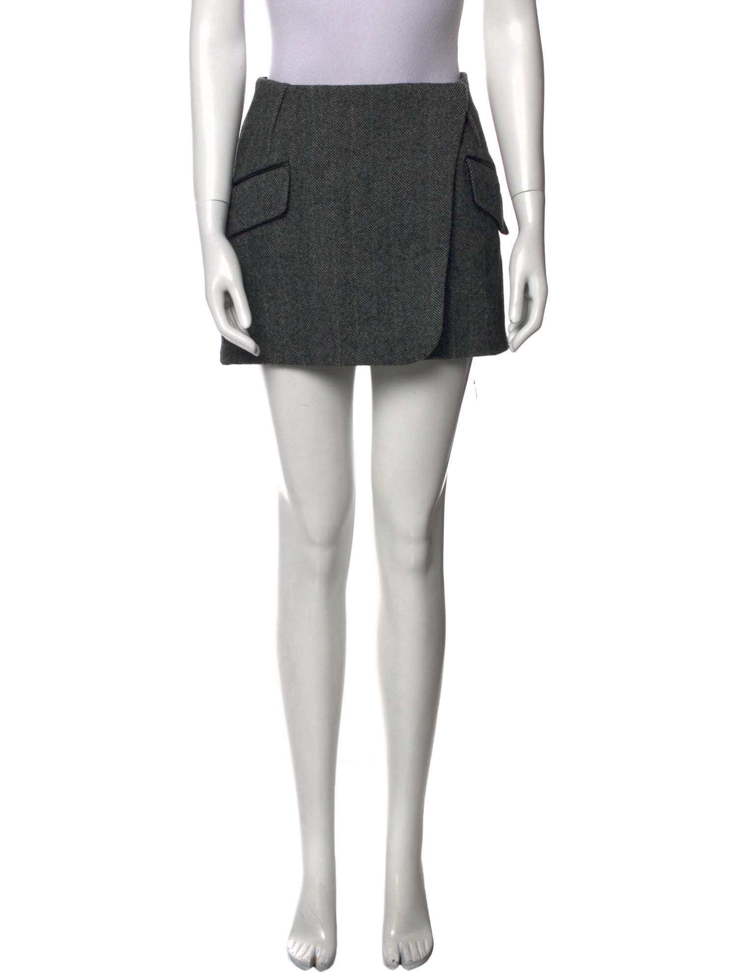 Simkhai Wool Mini Skirt w/ Tags