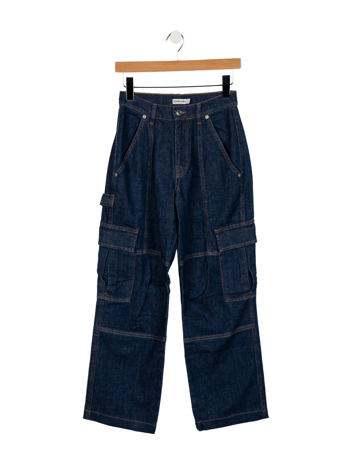 Simkhai High-Rise Wide Leg Jeans