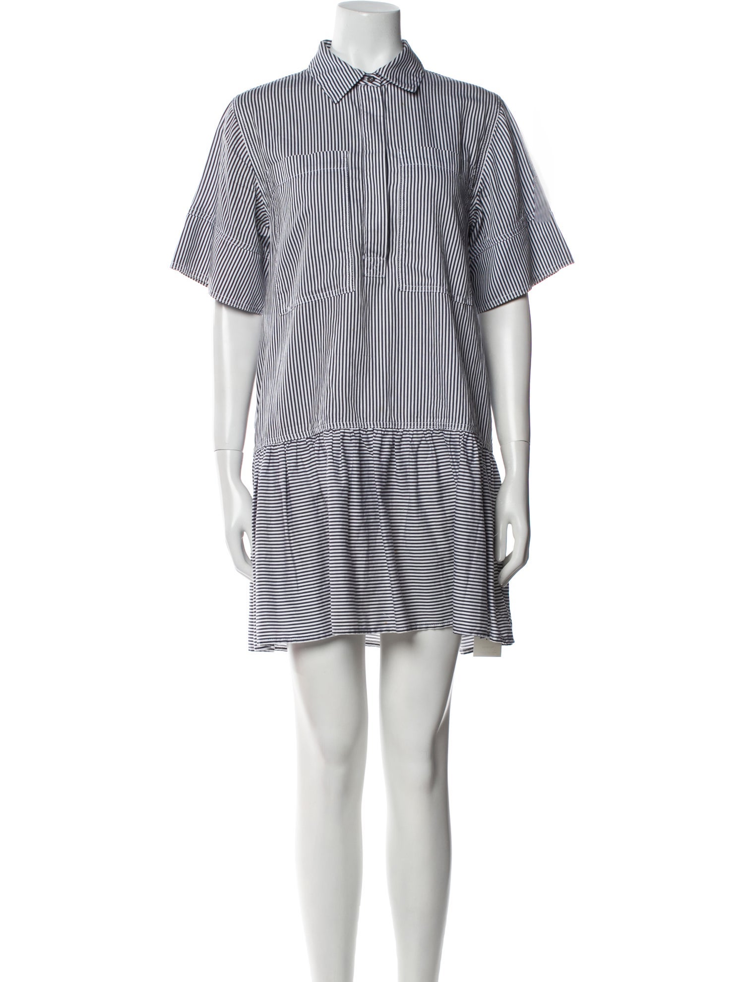 Simkhai Striped Mini Dress