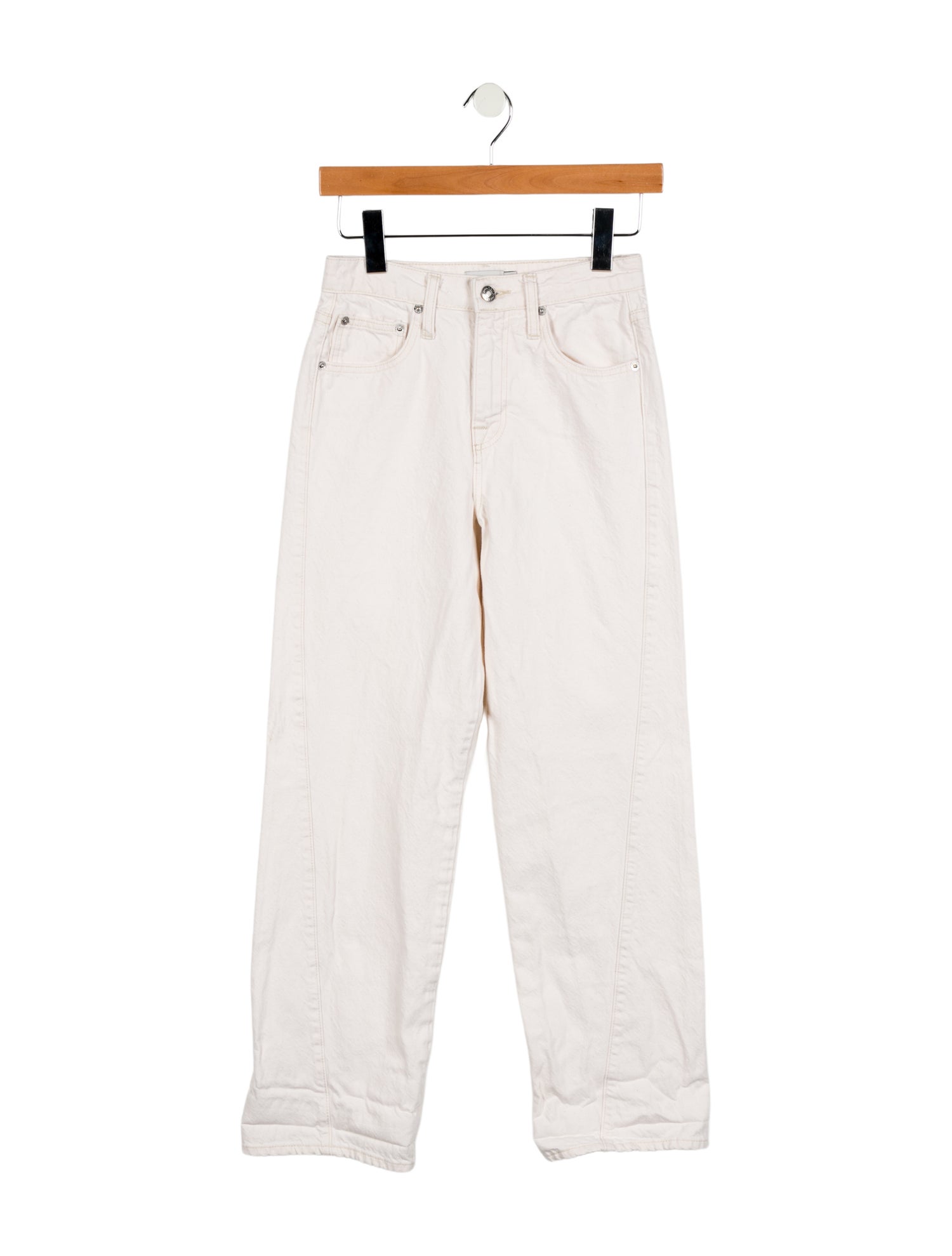 Simkhai Mid-Rise Straight Leg Jeans