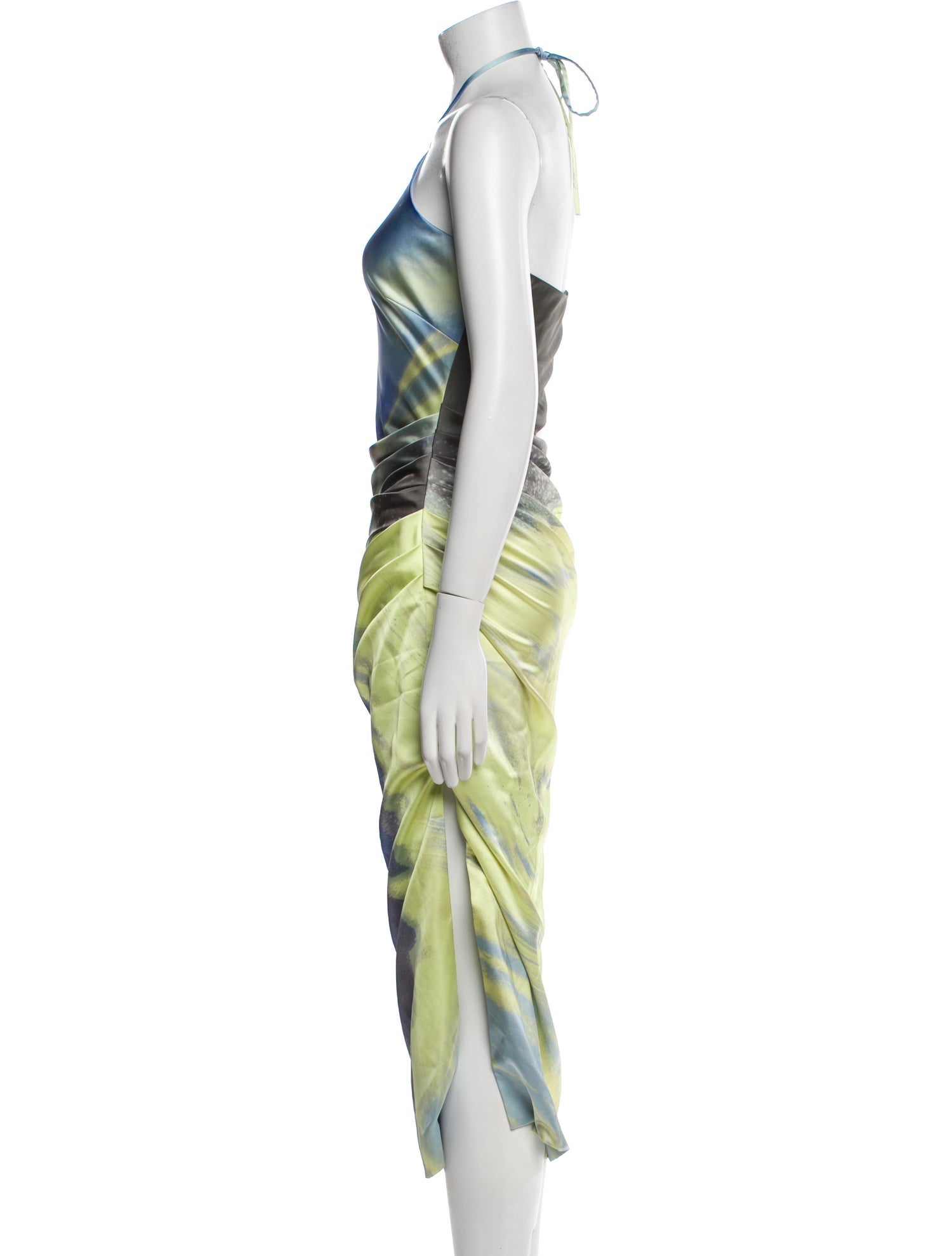Simkhai Tie-Dye Print Midi Length Dress