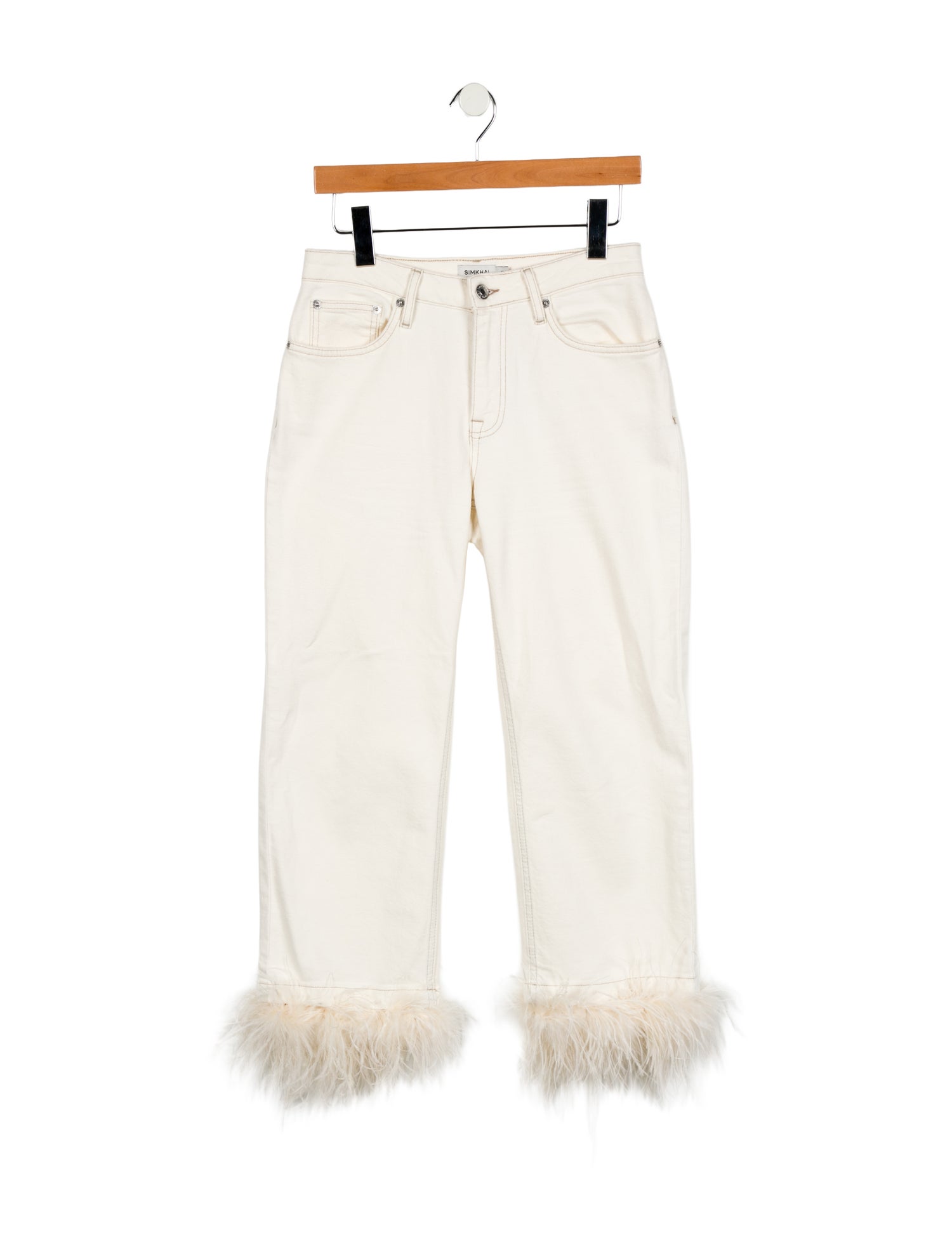 Simkhai High-Rise Wide Leg Jeans