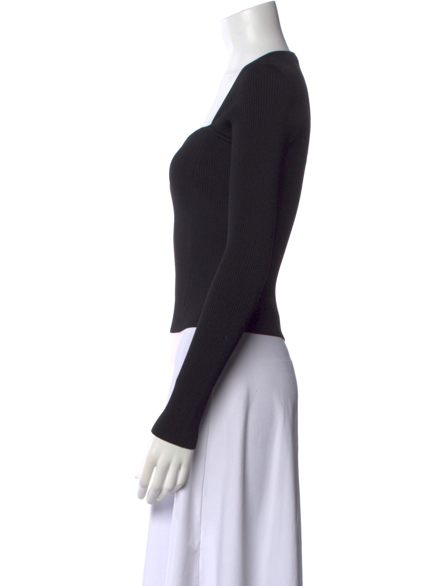 Simkhai Square Neckline Long Sleeve Bodysuit