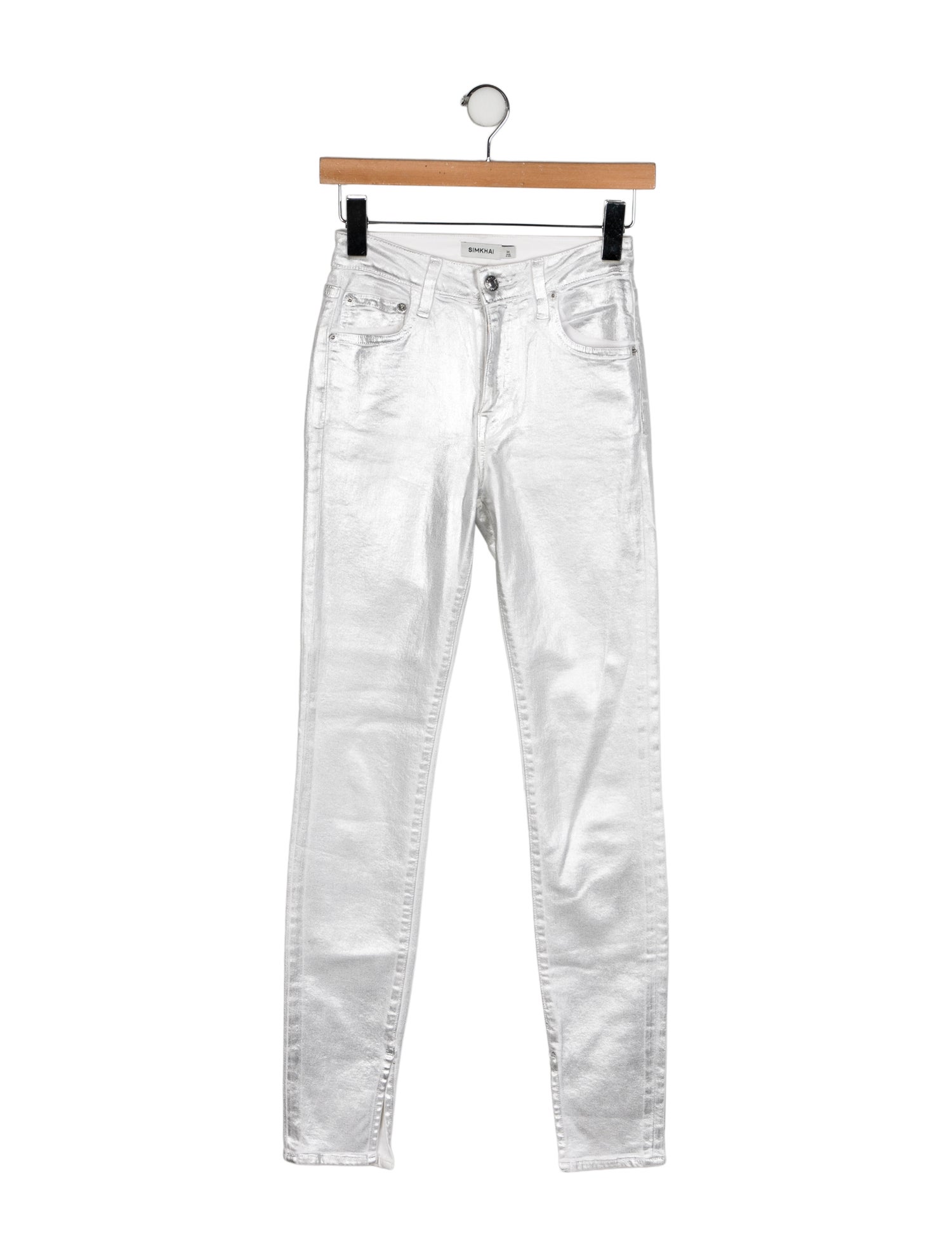 Simkhai Mid-Rise Skinny Leg Jeans