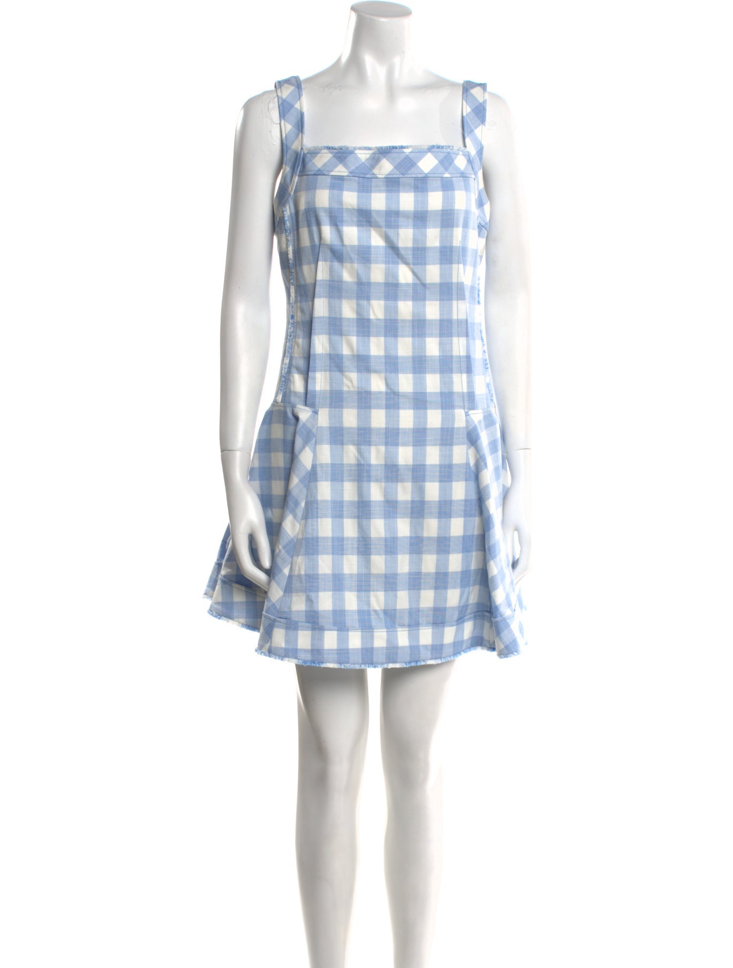 Simkhai Plaid Print Mini Dress