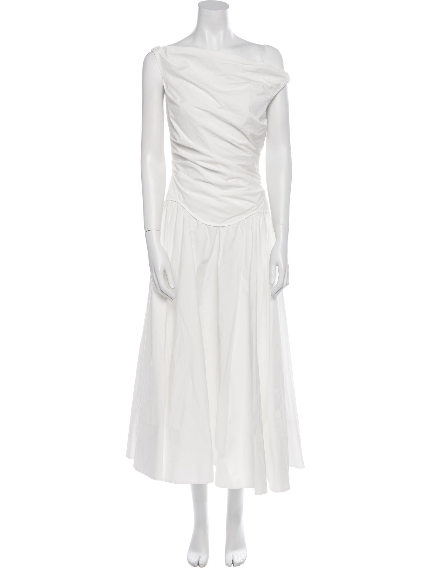 Simkhai Bateau Neckline Midi Length Dress