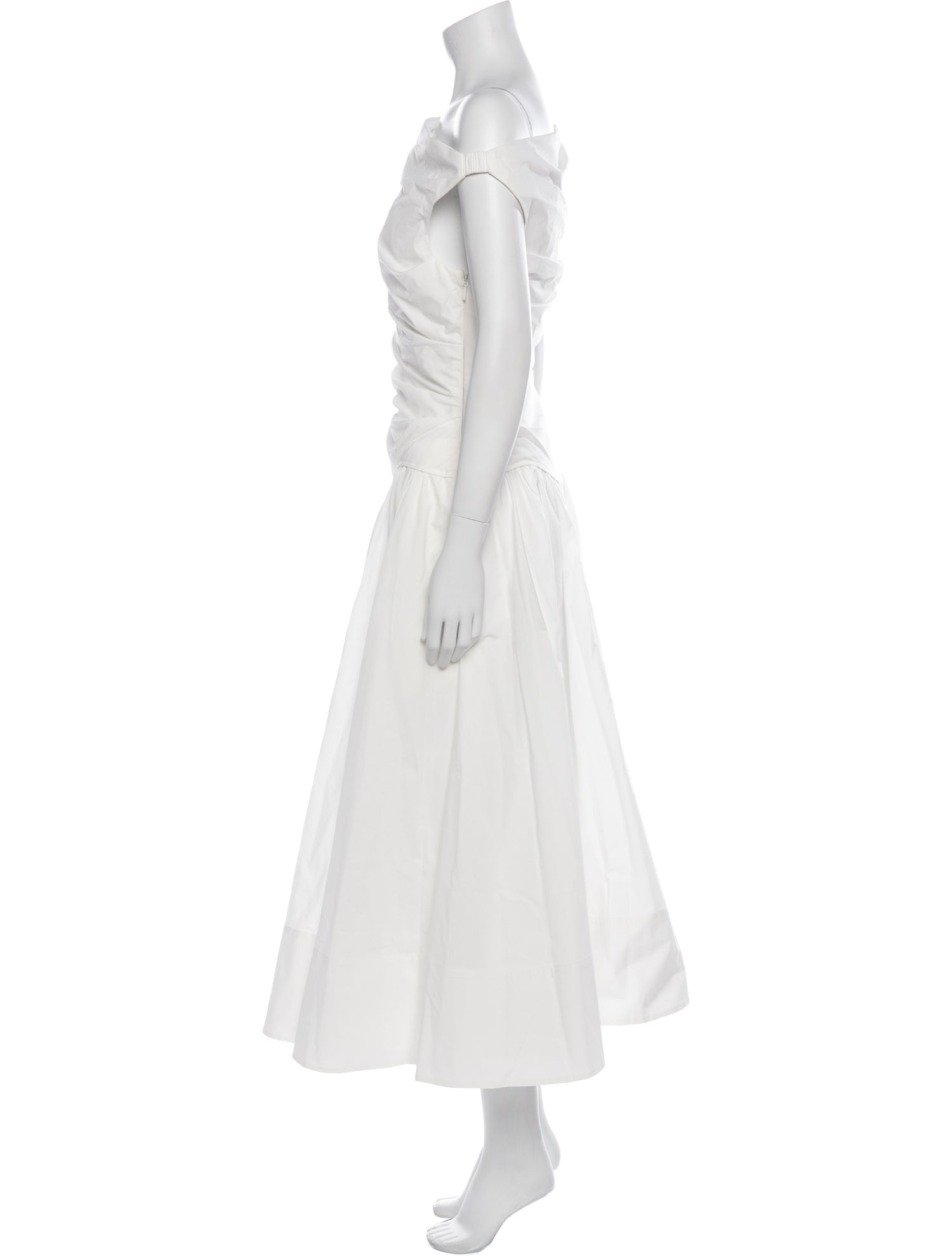 Simkhai Bateau Neckline Midi Length Dress