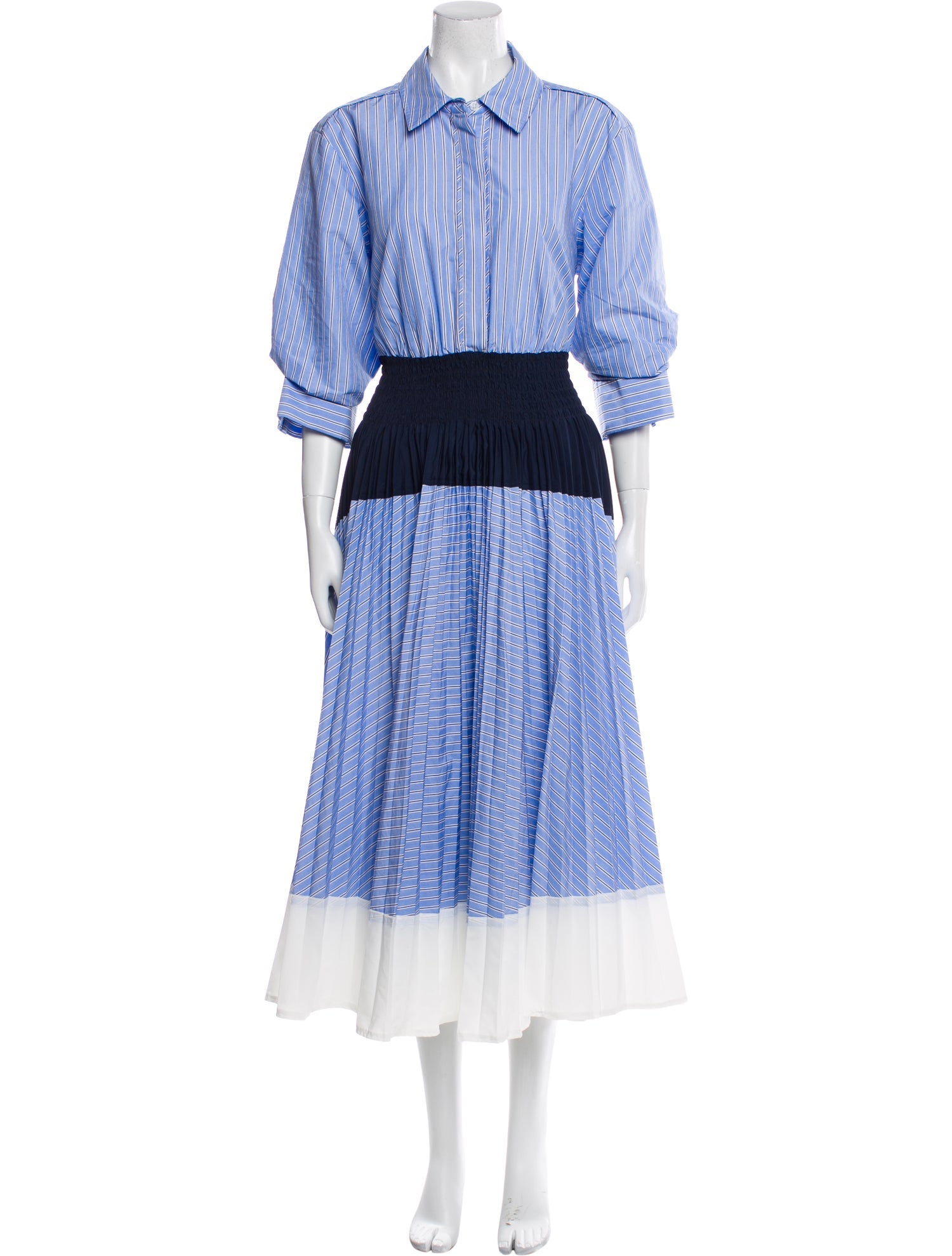 Simkhai Striped Long Dress