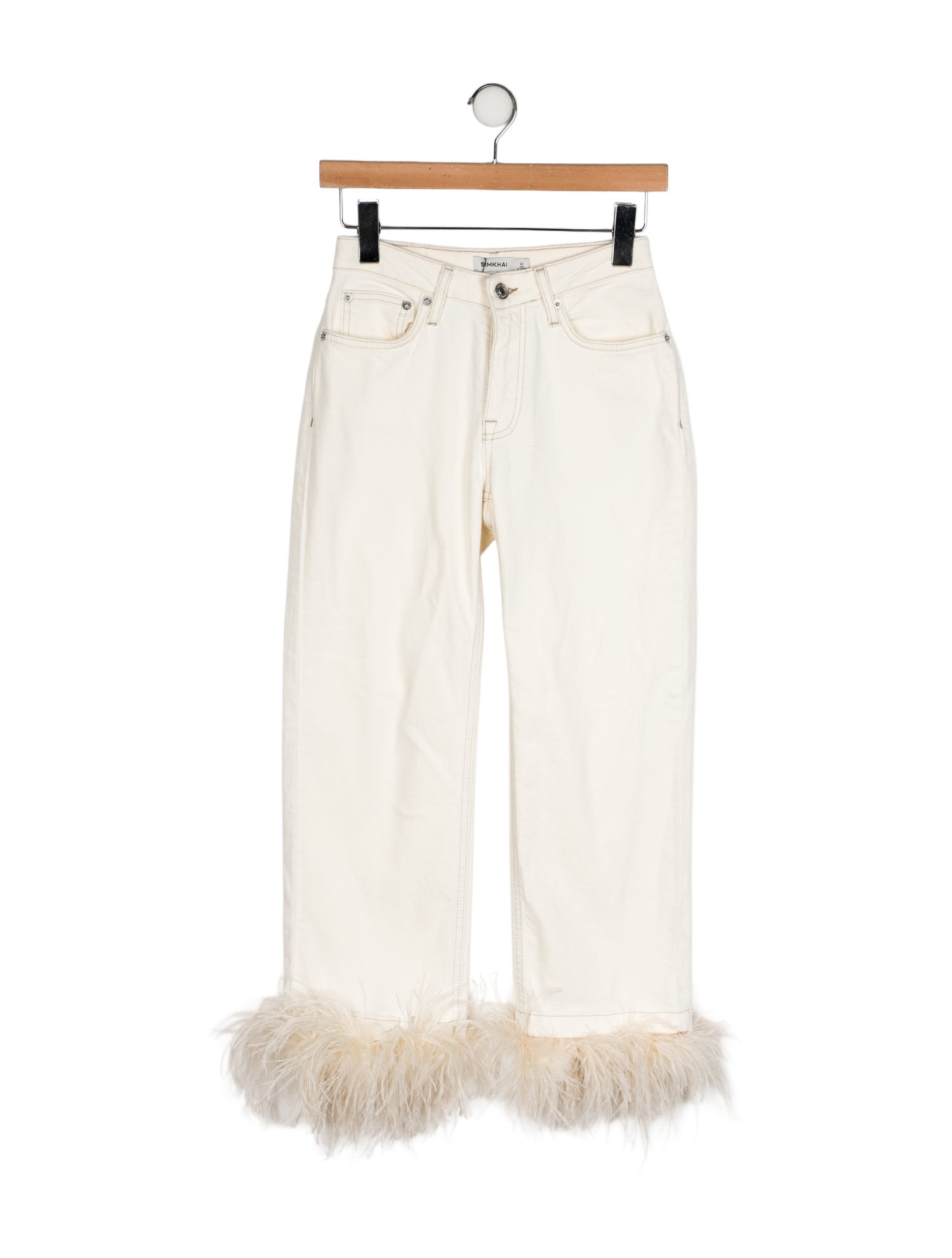 Simkhai Mid-Rise Straight Leg Jeans w/ Tags