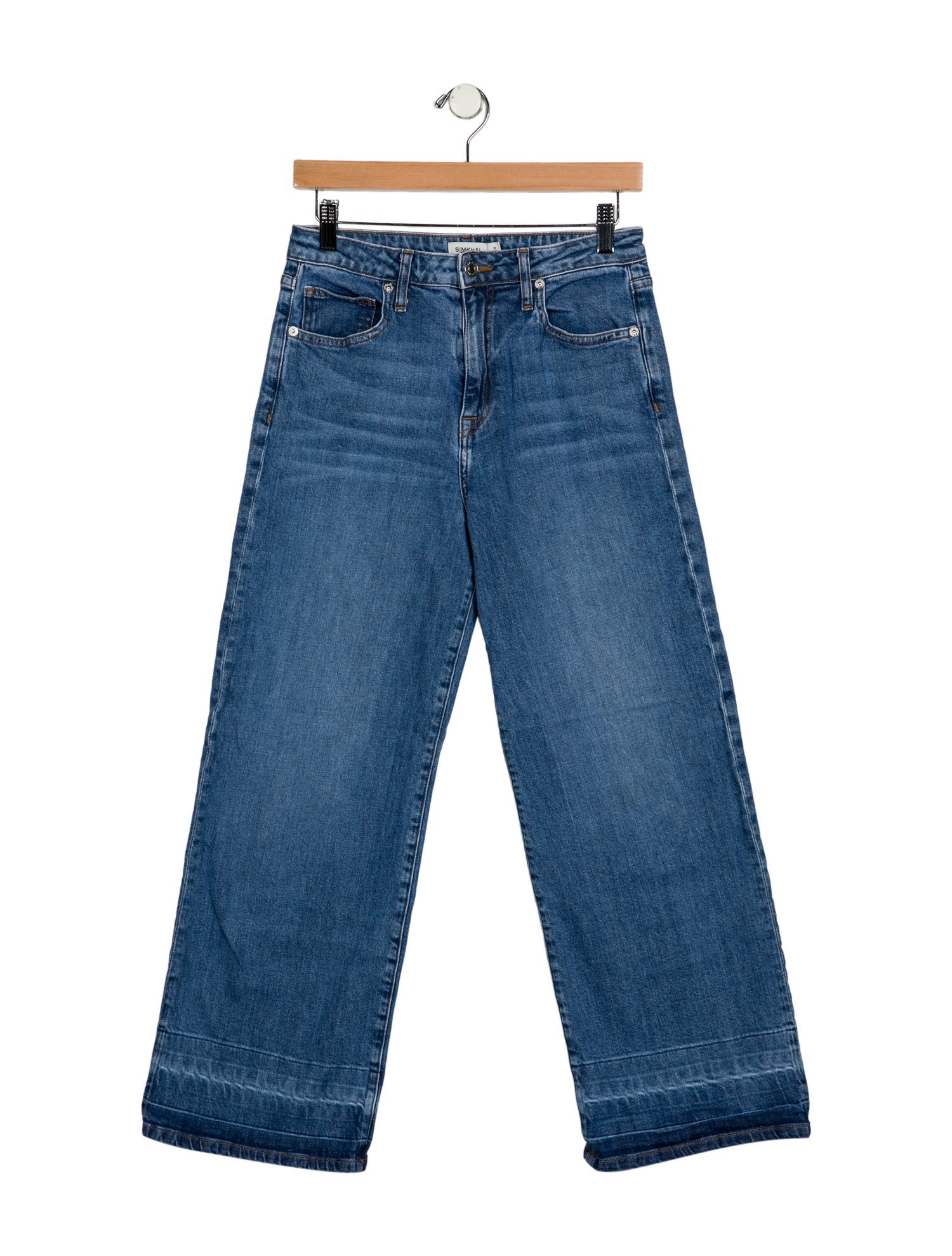 Simkhai High-Rise Wide Leg Jeans