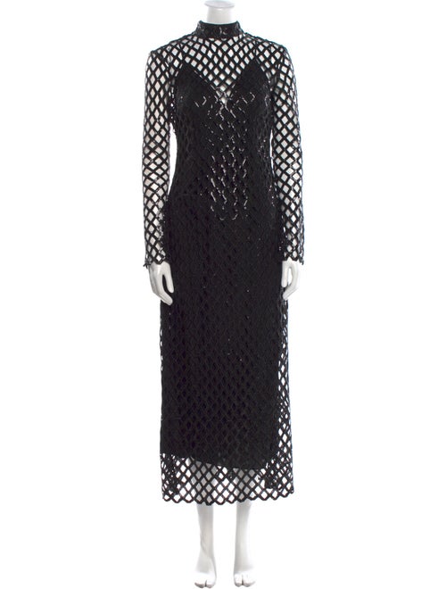 Simkhai Lace Pattern Long Dress