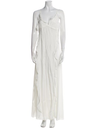 Simkhai V-Neck Long Dress