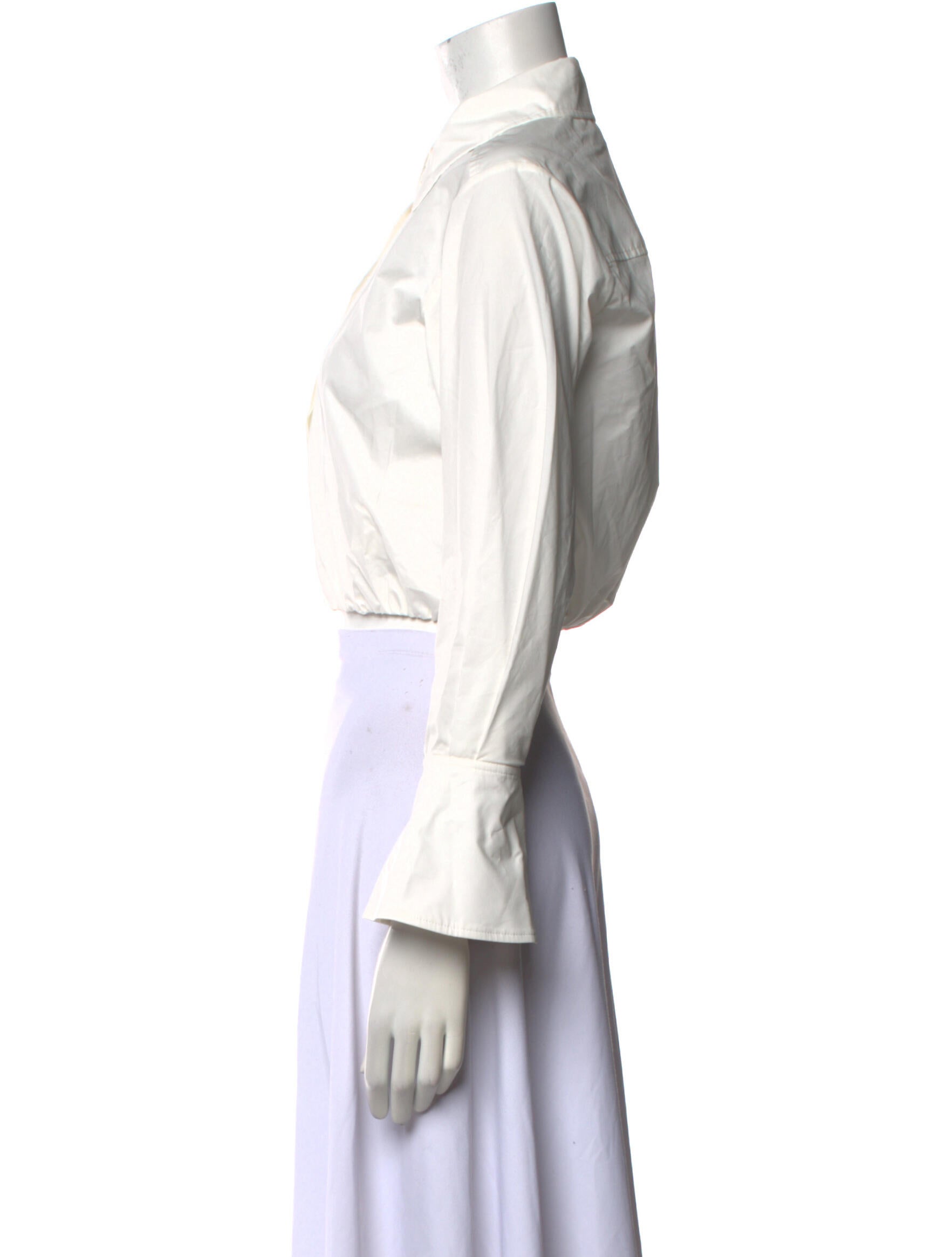 Simkhai Long Sleeve Crop Top