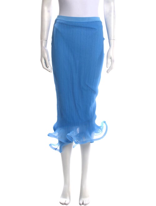 Simkhai Ruffle Embellishment Knee-Length Skirt