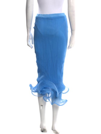 Simkhai Ruffle Embellishment Knee-Length Skirt