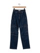 Simkhai Mid-Rise Straight Leg Jeans