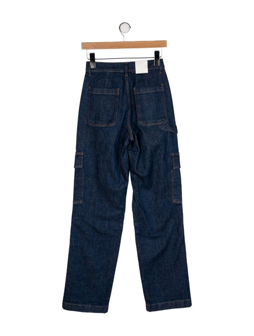 Simkhai Mid-Rise Straight Leg Jeans