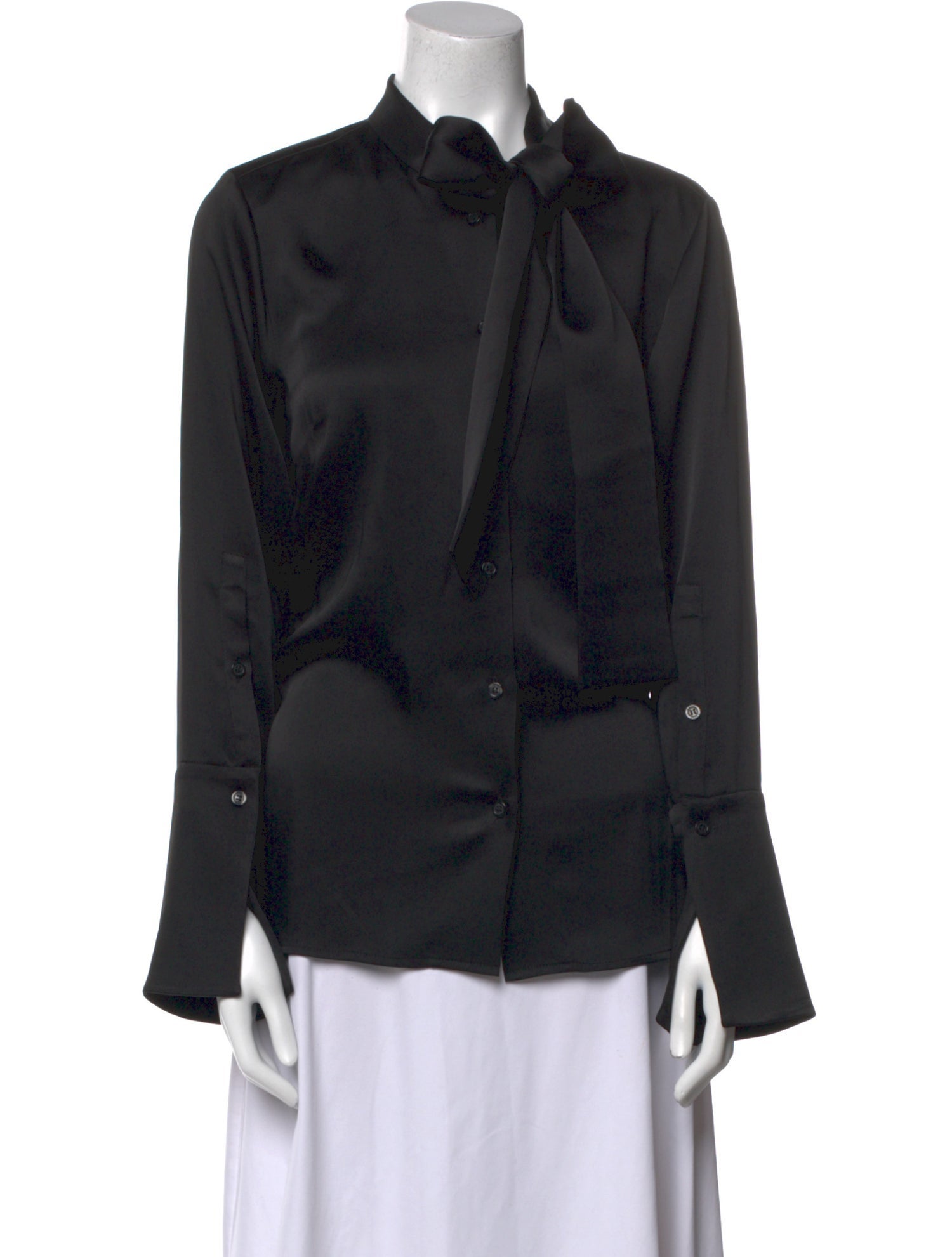 Simkhai Long Sleeve Button-Up Top