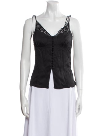 Simkhai V-Neck Sleeveless Top