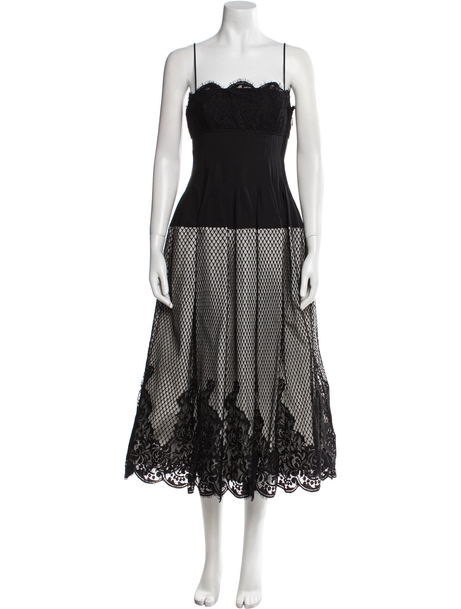 Simkhai Square Neckline Midi Length Dress