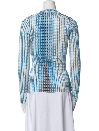 Simkhai Printed Mock Neck Sweater