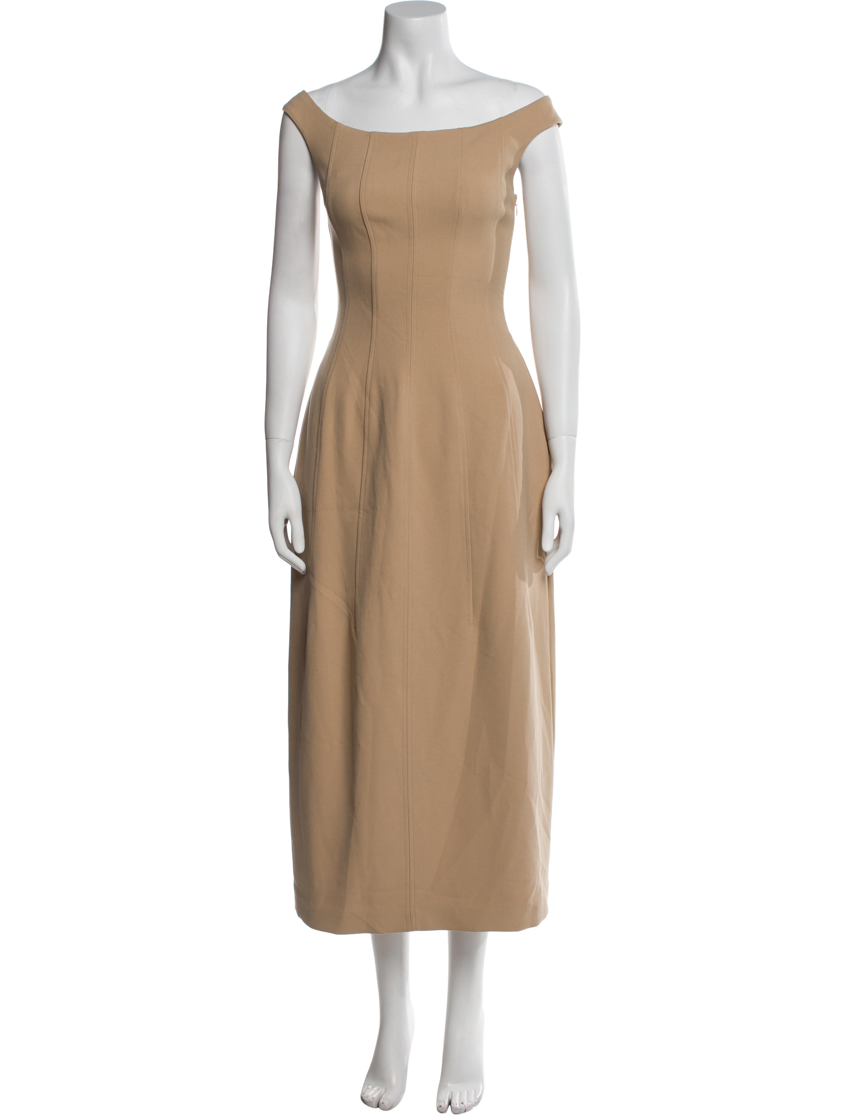 Simkhai Bateau Neckline Long Dress