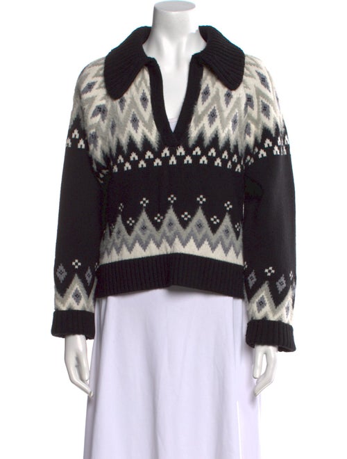 Simkhai Wool Printed Sweater