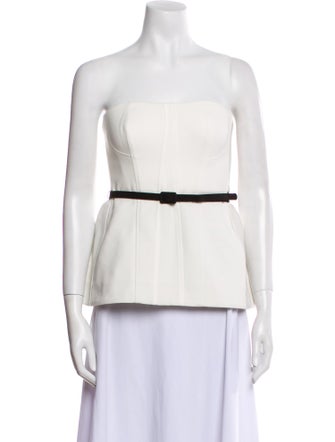 Simkhai Strapless Crop Top