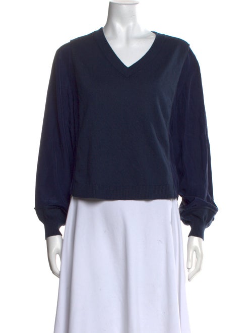 Simkhai V-Neck Long Sleeve Sweatshirt