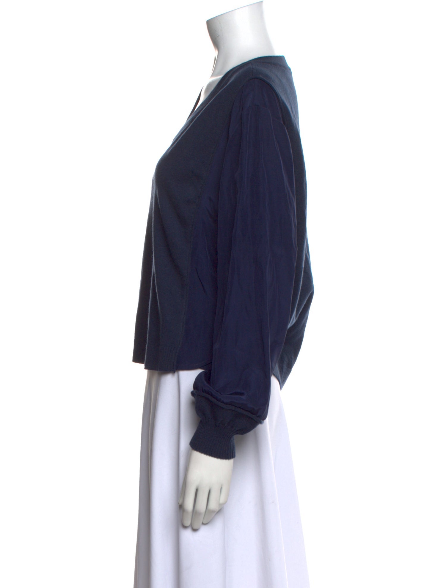 Simkhai V-Neck Long Sleeve Sweatshirt