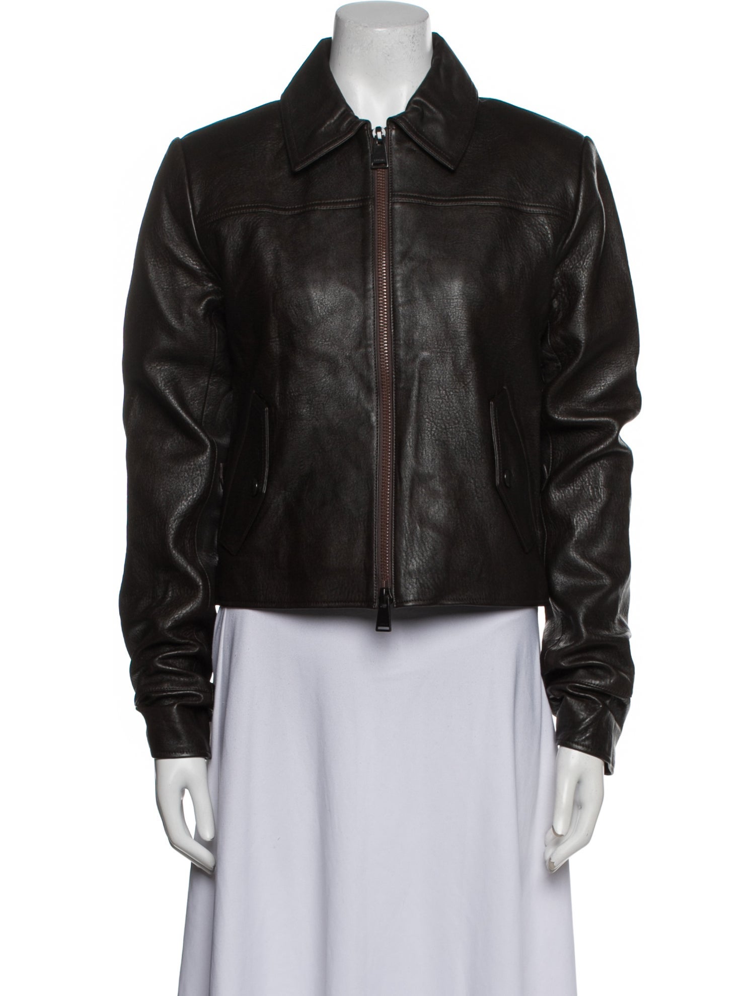 Simkhai Leather Biker Jacket