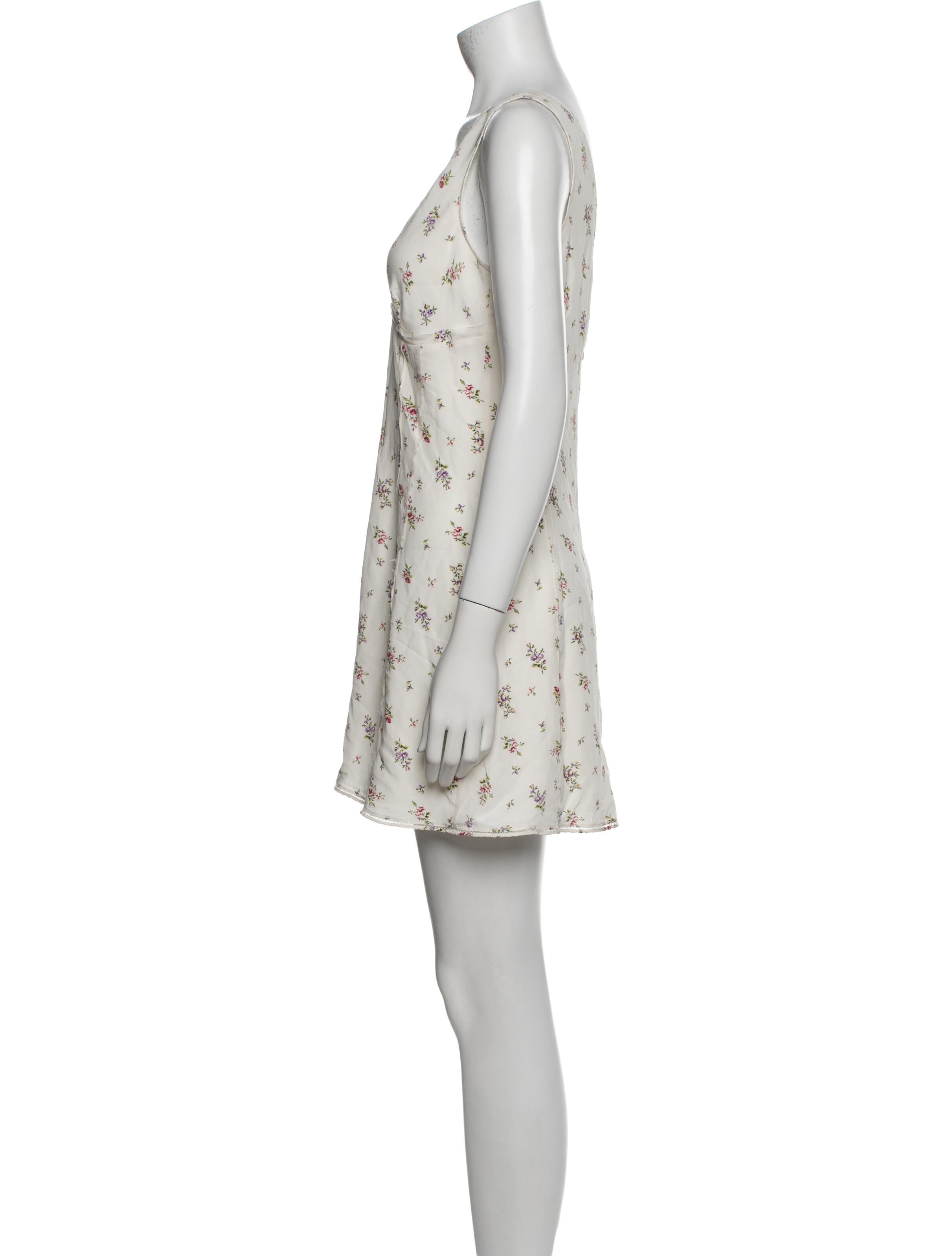 Simkhai Floral Print Mini Dress