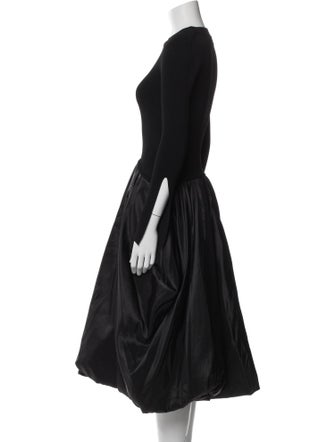 Simkhai Crew Neck Midi Length Dress